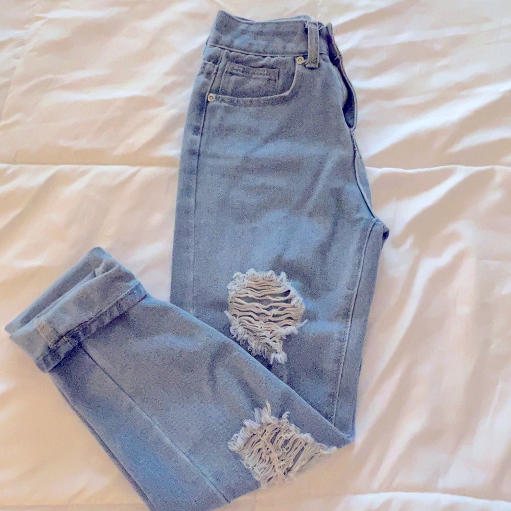 Boohoo Petite Cropped Jeans